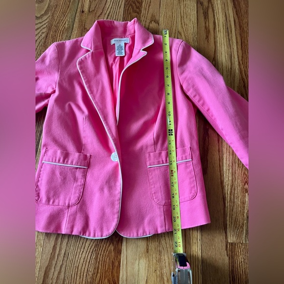 Isaac Mizrahi for Target Pink and White Blazer Small - Picture 5 of 8